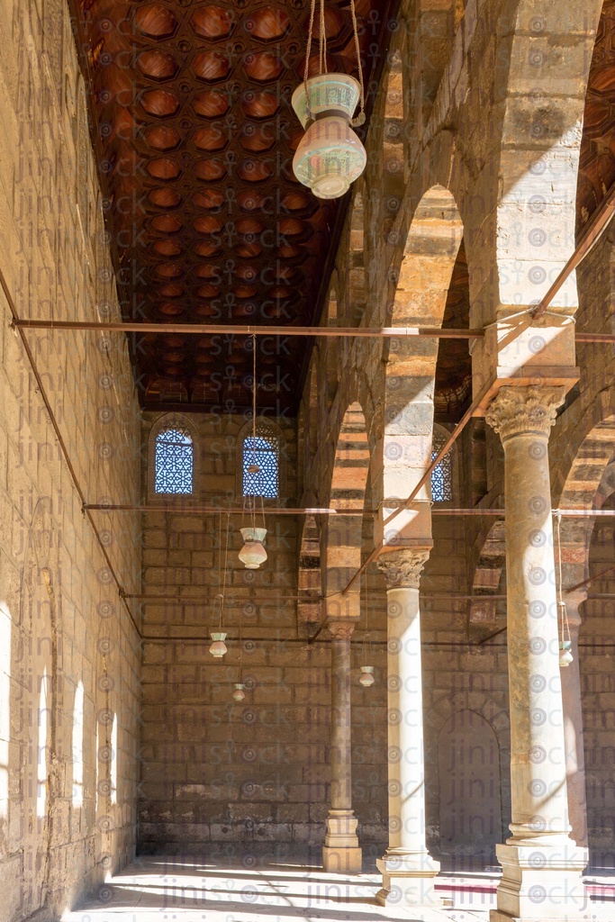 el nasr mosque corridor