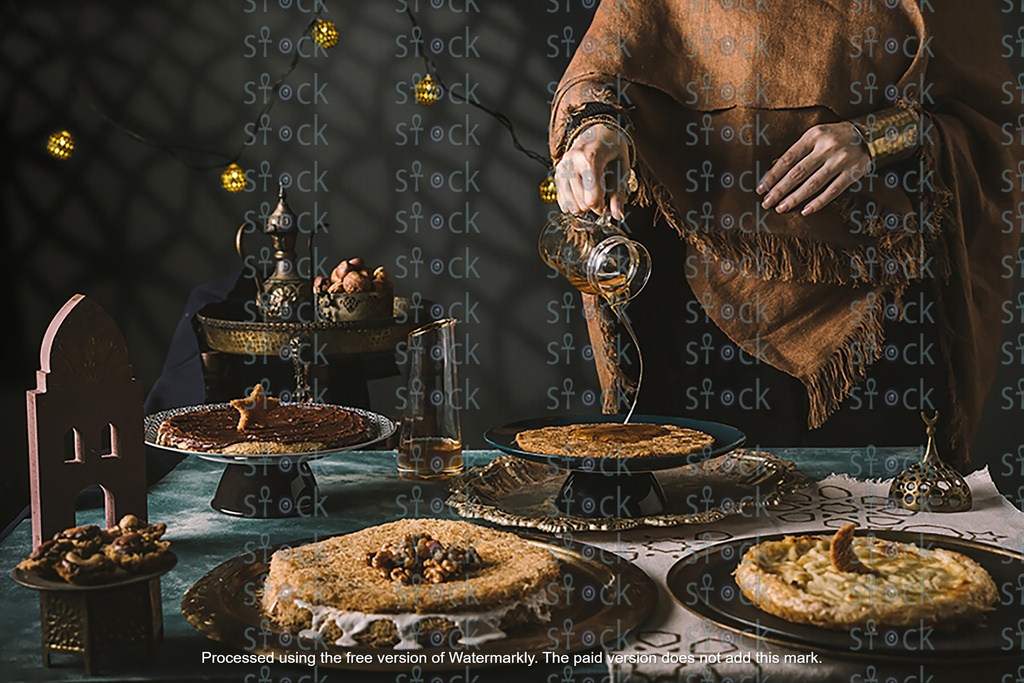 Assortment of oriental sweets