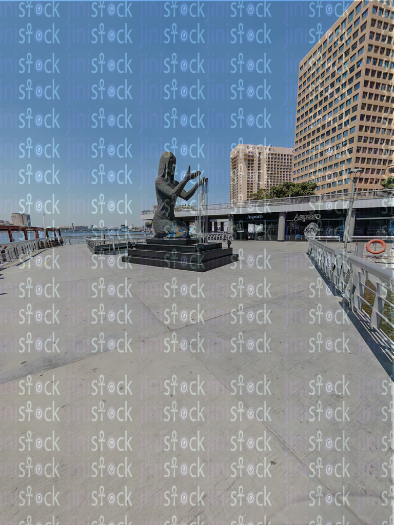  تمثال عروس البحر من ممشى اهل مصر وسط الكافيهات