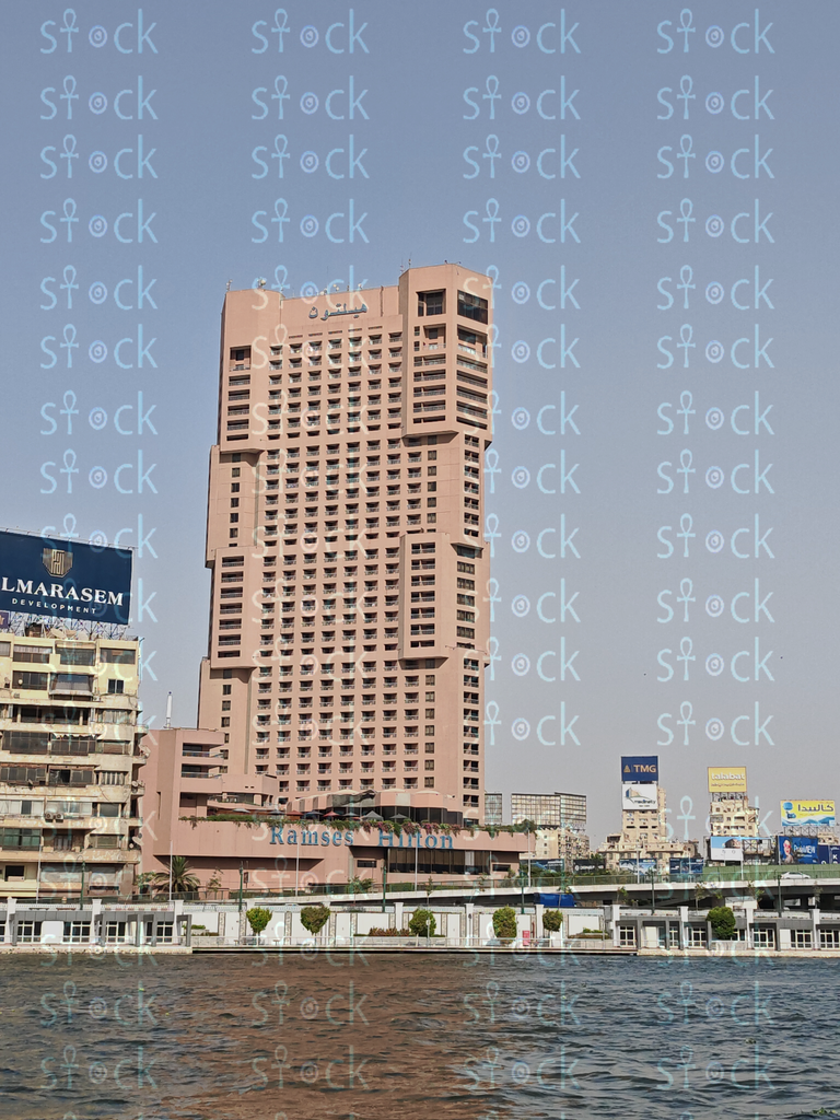 Hilton Ramses Hotel overlooking the Nile
