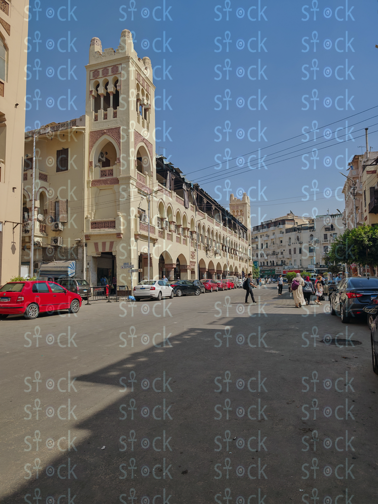 Street corner with heritage facade