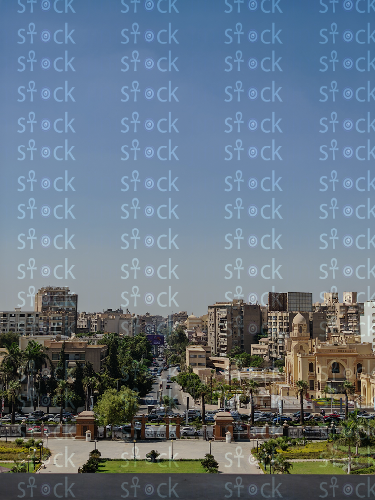 Panoramic city view from palace 