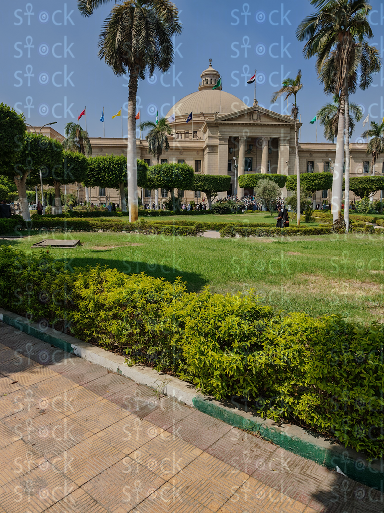  منظور شامخ لواجهة الجامعة المهيبة