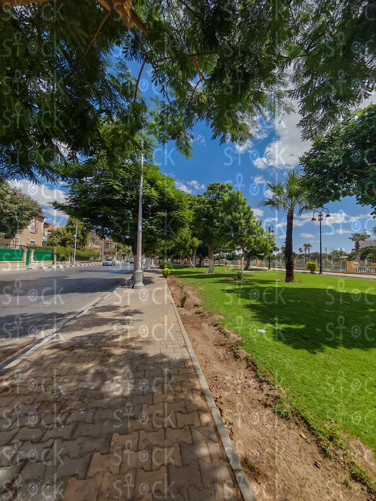Open Garden beside Ismailia Corniche