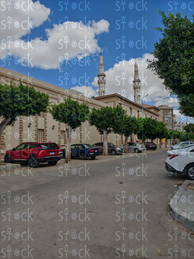 Wide Street Leading to Ismailia Corniche