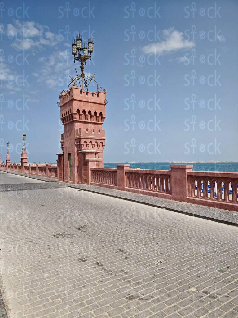 قطة معمارية قريبة لجدار قصر المنتزه