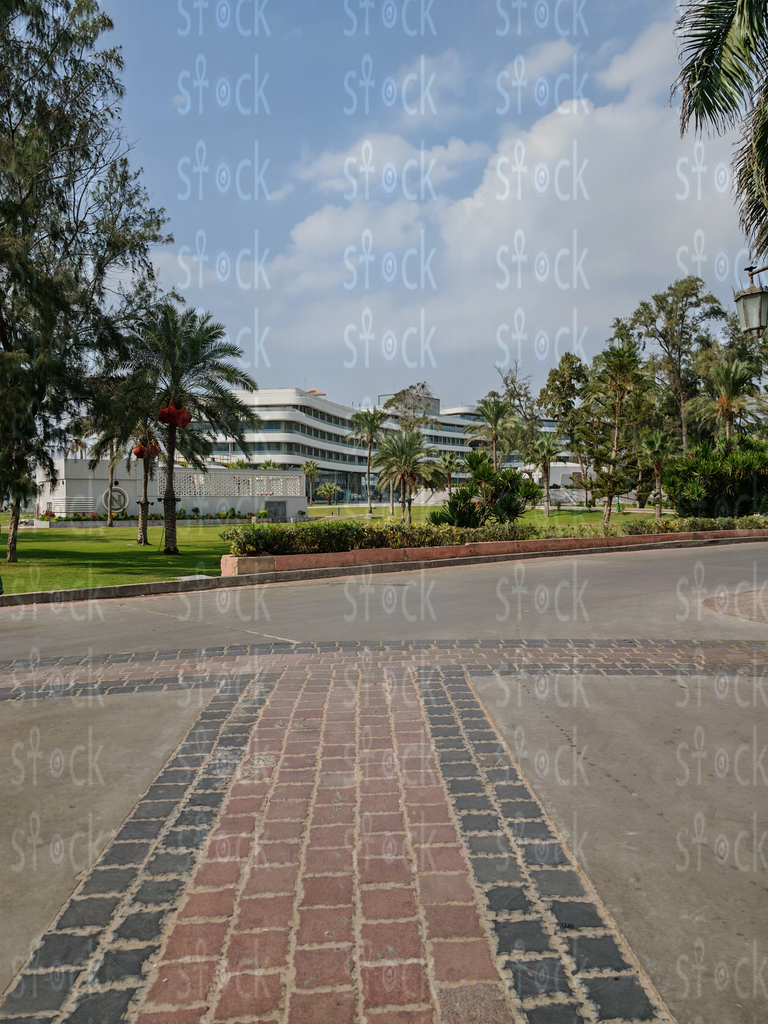 The hotel's internal entrance to Montazah Palace