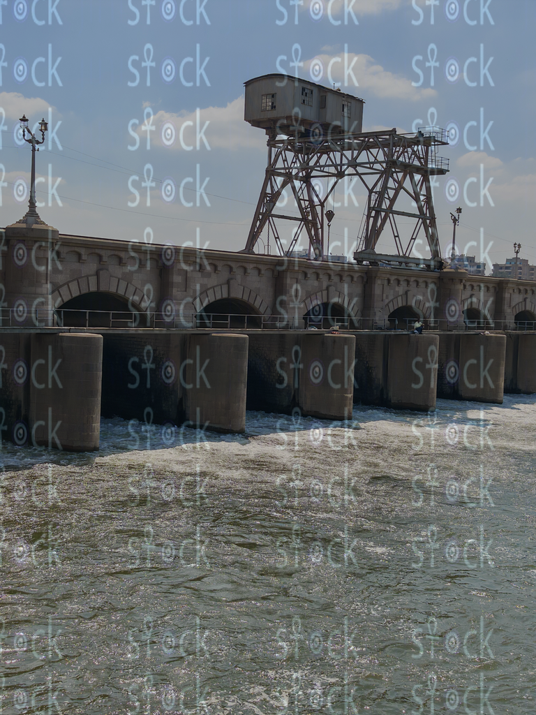 Monumental Structure, Flowing River 