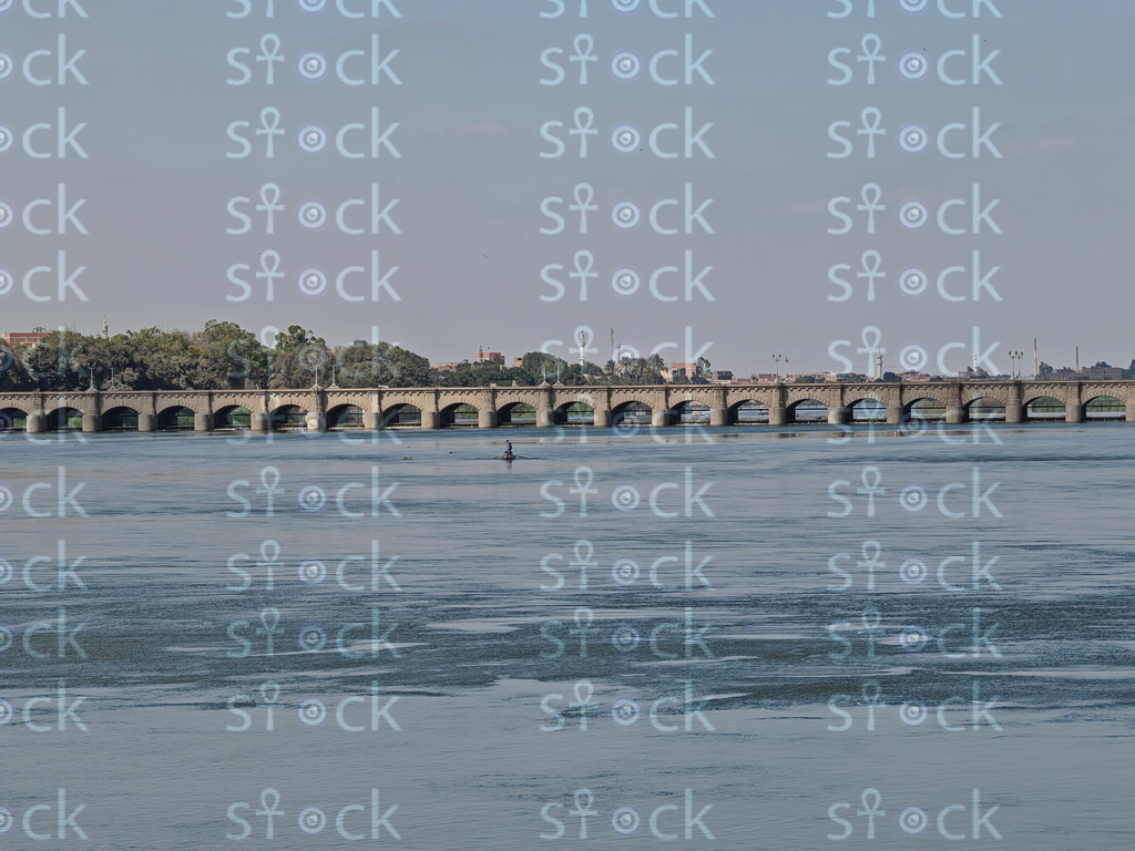Nile Reflections Between the Barrages 