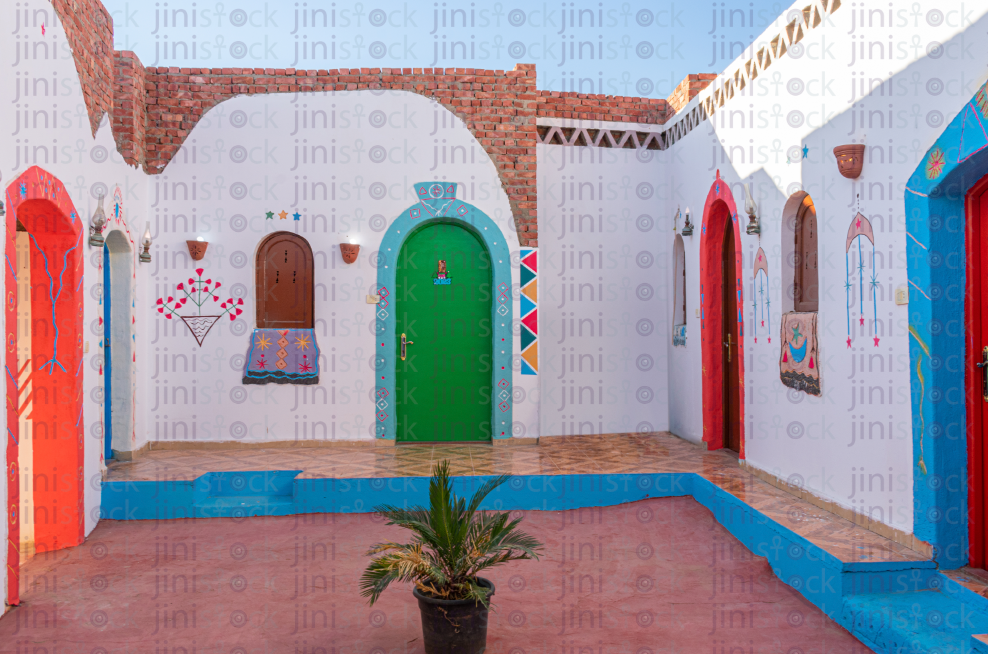 colorful nubian house