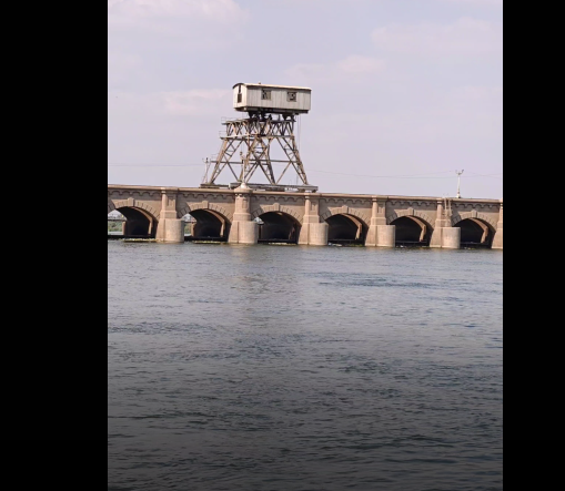 King Farouk Bridges, Rashid Branch, in Qanater El Khairiya, Qalyubia, Egypt