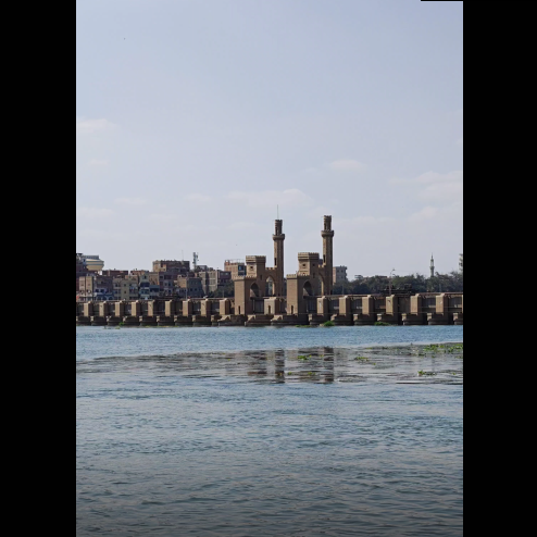 The Muhammad Ali Barrages on the Nile in Qanater al-Khayriya, Qalyubia, Egypt