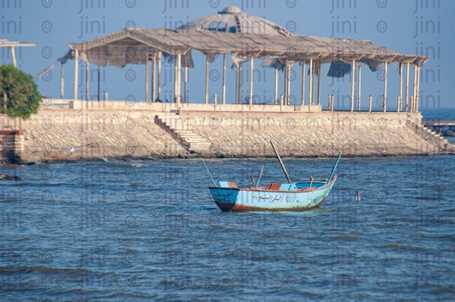 A boat in Qaroun Lake in Faiyum  ..  مركب فى بحيرة قارون بالفيوم