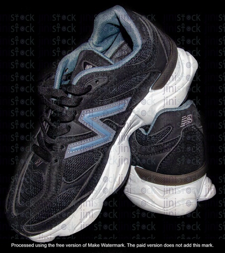 Black sneakers