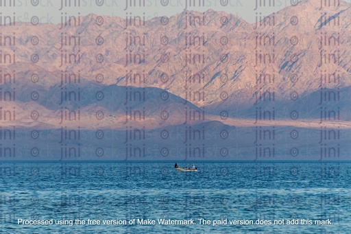 red sea mountains and a wide sea view