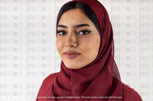 close up on a beautiful saudi khaliji face gulf woman