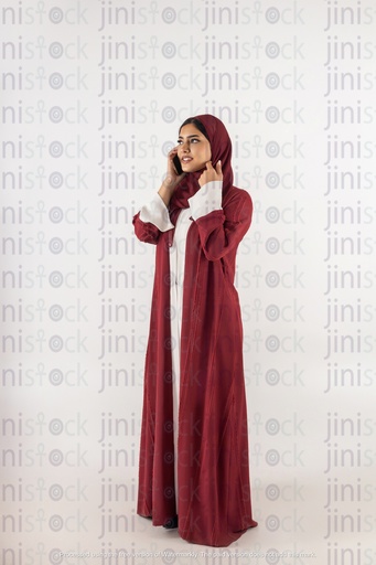 saudi or khaliji woman talking on  the mobile