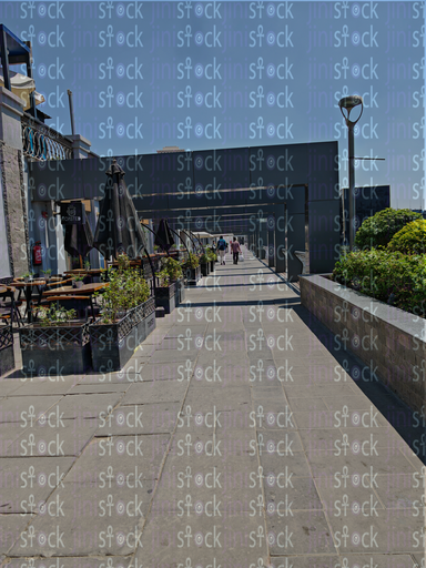 Part of the Egyptian Walkway