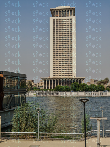 A photo of the Ministry of Foreign Affairs from the Ahl Masr Walkway 