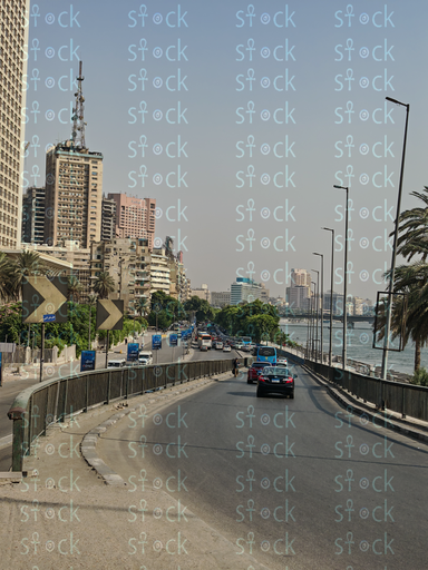 Traffic jam under the Ministry of Foreign Affairs