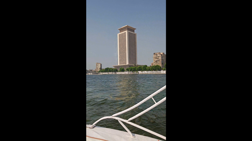 Beautiful tower from the nile rivier