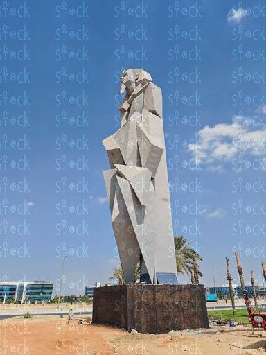 statue under clear blue sky