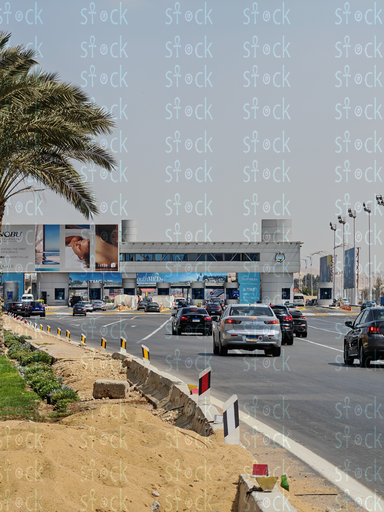  The desert road to the Grand Egyptian Museum
