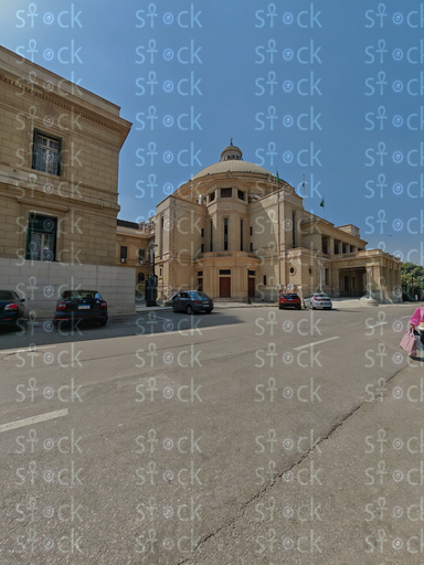 Cairo University indoor parking lot