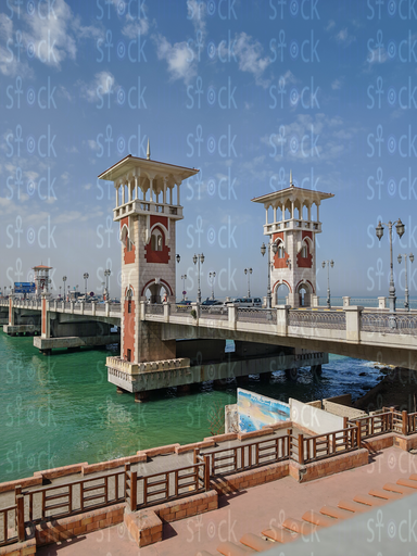 بوابة كوبري ستانلي وإطلالة البحر