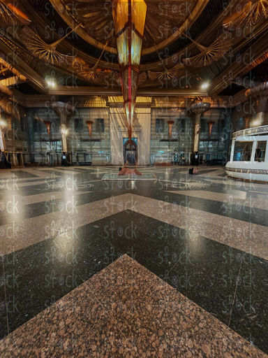Night Symmetry of Cairo’s Central Station