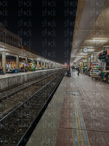 The Waiting Train – Cairo’s Main Terminal 