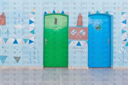 Colorful doors