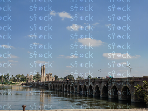 Sunset Reflection Beneath Farouk Barrages