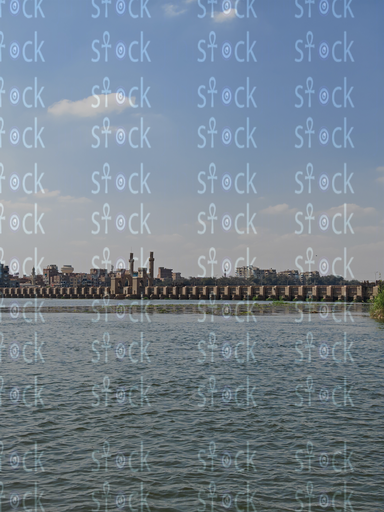 The Stone Arches of the Barrage reflected in the water