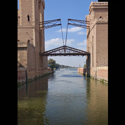 Muhammad Ali Bridge over the Nile, Egypt 