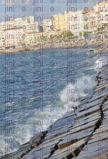 Alexandria Sea and rocks .شاطئ الاسكندريه وصخور